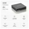 Mercusys 5 prievadų gigabitinis darbalaukio tinklo jungiklis su 4 PoE+ prievadais