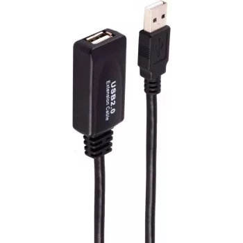 USB kabelis ShiverPeaks BS13-26085 15 m USB A juodas USB 2.0