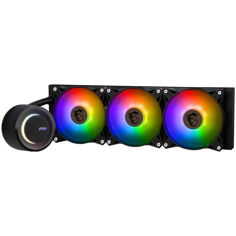MSI MAG CORELIQUID E360 skysčio aušinimo rinkinys procesoriui, 12 cm, juodas