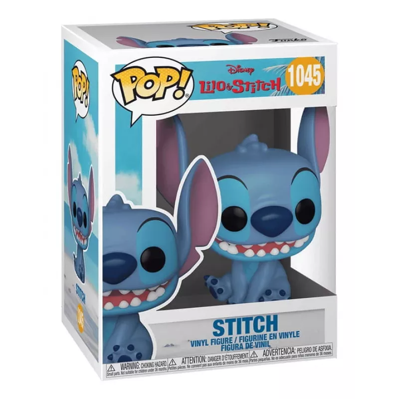 Funko Pop figūrėlė Disney Lilo & Stich šypsosi sėdintis