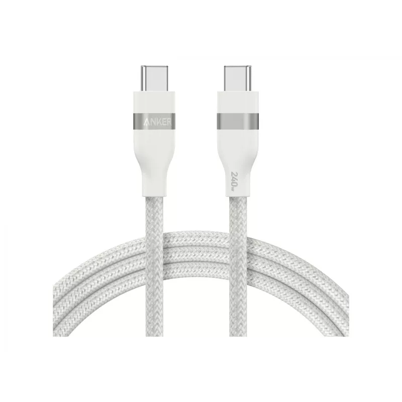 USB-C į USB-C laidas Anker A82E2 — USB 2.0, 0,9 m, baltas