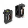 DeLOCK D tipo modulis VGA kištukas-kištukas juodas 31 mm x 25 mm x 16 mm
