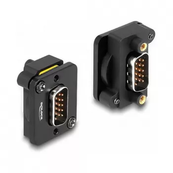 DeLOCK D tipo modulis VGA kištukas-kištukas juodas 31 mm x 25 mm x 16 mm