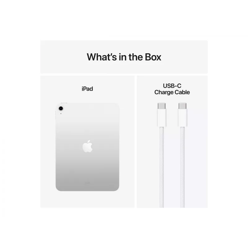 Planšetinis kompiuteris Apple iPad 11 colių A16 256 GB iPadOS 18 sidabrinis