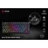 Savio Phenix SAVGK-RED belaidė mechaninė klaviatūra (82 klavišai, 75 %, Gateron Pro, RGB, RF 2,4 GHz / Bluetooth / USB)