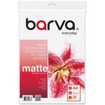 Barva BE220-175 fotopopierius A4 matinis 220 g/m² 20 lapų