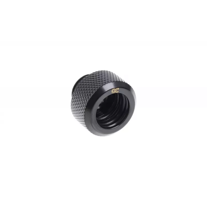 Alphacool 17377 montažinis rinkinys — žalvarinis, juodas, aukštis 16 mm, skersmuo 21 mm skysčio aušinimui