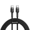 USB-C laidas Baseus Cafule 2m juodai pilkas