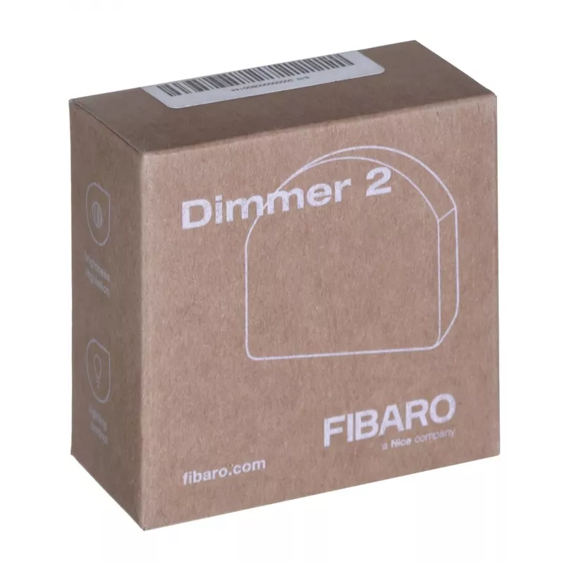 Dimmer 2 Z-Wave Plus universalus reguliavimo modulis apšvietimui, 250 W, 3,6 V, juodas