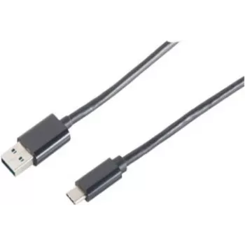 USB laidas ShiverPeaks BS14-10005 1m USB A USB C juodas