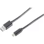 USB laidas ShiverPeaks BS14-10005 1m USB A USB C juodas