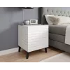 Naktinis staliukas cama meble NOVA su 1 stalčiumi 44×40×52 cm, baltas matinis