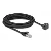 Tinklo laidas DeLOCK 81159 RJ-45 Cat6 5 m Juodas