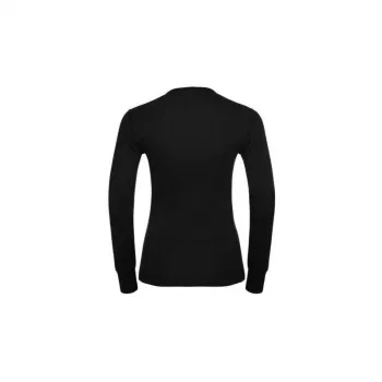 Odlo BL TOP apvali iškirptė ilgomis rankovėmis ACTIVE WARM ECO moteriški marškinėliai, dydis S, juoda