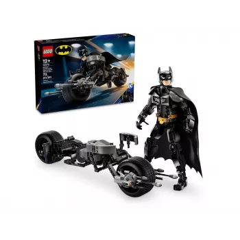 LEGO® DC Batman™: Betmeno konstruojama figūrėlė ir motociklas 76273