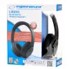 Esperanza Libero EH163K Belaidės ausinės su galvos juosta, Bluetooth, miniUSB, juodos