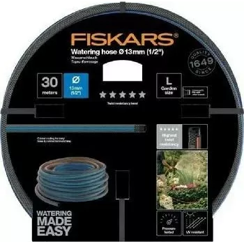Sodo laistymo žarna Fiskars 13 mm (1/2 colio) 30 m ilgio