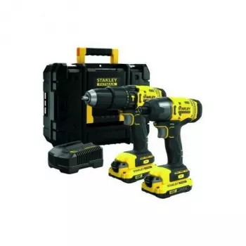 Įrankių rinkinys Stanley SFMCK465D2T-QW (SFMCD711 + SFMCF800) 18 V 2x2,0 Ah akumuliatorius