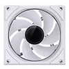 120 mm korpuso ventiliatorius Jonsbo ZK-120W Reverse ARGB baltas, 120 mm PWM, pintas kabelis