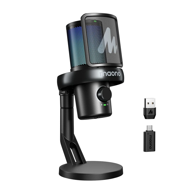 Belaidis mikrofonas su AI technologija Maono DM40 Pro