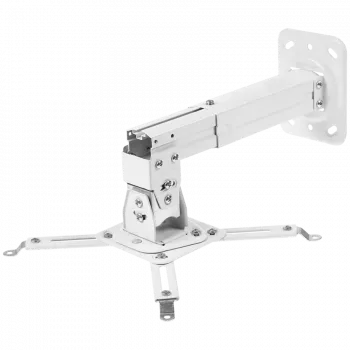 Projektoriaus lubų/sienos laikiklis ONKRON K3A baltas, max 10 kg, 130×390×102 mm