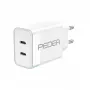 PEDEA greitasis dviejų prievadų PD 40 W USB-C/C įkroviklis baltas