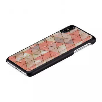 Apsauginis dėklas iKins iPhone XS Max – deimantinis raštas, juodas