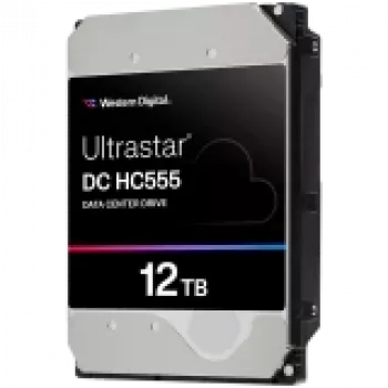 Kietasis diskas WD Ultrastar DC HC555 12TB 512e SE, 3.5 colio, 512 MB, 7200 aps./min., SATA, NP3