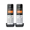 Gigaset COMFORT 500HX duo analoginis/DECT belaidis telefonas su skambučio numerio rodymu, juodas/sidabrinis