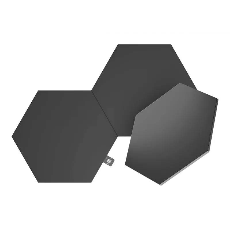 Nanoleaf NL42-0101HX-3PK išplėtimo rinkinys – itin juodi šešiakampiai (riboto leidimo)