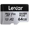 „Lexar“ 64 GB microSDXC atminties kortelė UHS-I Class 3 SILVER PLUS