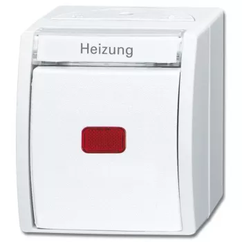 BUSCH JAEGER 2601/6 SKWNH-54 jungiklis 1P baltas 250 V 10 A 74 mm x 55 mm