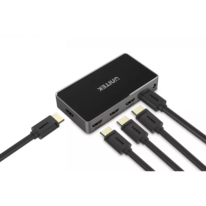 HDMI vaizdo jungiklis Unitek V1110A 4K 1.4b 5V 1A