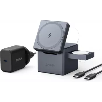 Mobiliojo įrenginio įkroviklis Anker Y1811G11 Vidiniam naudojimui AC USB Greitas įkrovimas Juodas