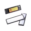 Durable CLIP-CARD - Namensschild - für 17 x 67 mm - Magnet - Schwarz (Packung mit 25)