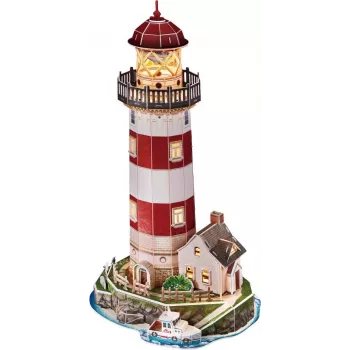 Puzzle 3D 72 dalių Žibintai naktinė versija
