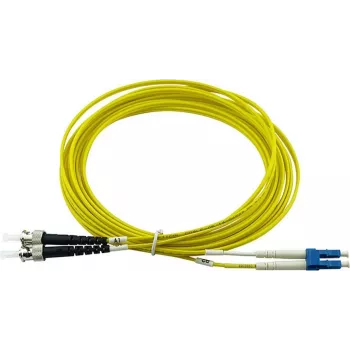Kompatibles Cisco CAB-SMF-ST-LC-7 BlueOptics Duplex LWL Patchkabel, LC-UPC/ST-PC beige, 7.5 Meter, Singlemode, E9/125µm G.657.A1, Eingangsdämpfung: un