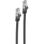 Tinklo kabelis ShiverPeaks BS08-39025 RJ-45 Cat7 1 m Juodas