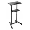 Stovimas stalas Gembird TVS-DESK-01-BK juodas 20 kg 1110-1345 mm