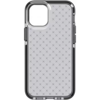Tech21 Evo Check Dėklas Apple iPhone 12 mini 5,4 colio juodas permatomas (T21-8351)