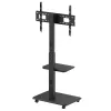 Grindinis TV stovas ergo office ER-304 B, maks. apkrova 50 kg, VESA 600x400