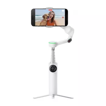 Insta360 Flow 2 Pro AI Tracker Stabilizatoriaus rinkinys (baltas)