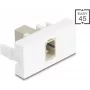 Patch panel modulis DELOCK 90900 smėlio spalvos SC simplex jungtimi