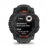 Garmin Instinct 3 Solar GPS išmanusis laikrodis 1,3 colio MIP 176x176 jutiklinis ekranas juodas