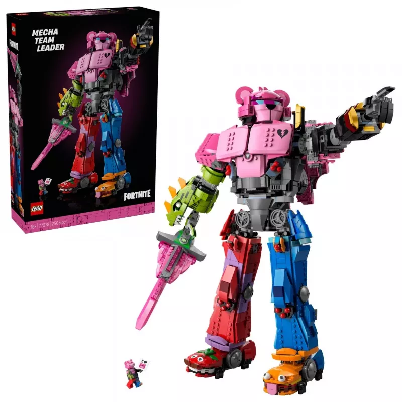 LEGO statybinis rinkinys Team Leader Mechs 77078 — Fortnite, 2503 detalės, 1 minifigūrėlė, 450 mm mecho aukštis