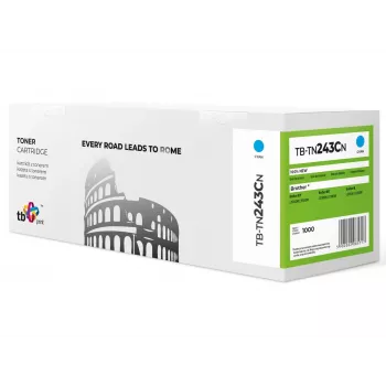 Toneras TB Kompatibilus su Brother TN243C, TB-TN243CN CY 100% Naujas