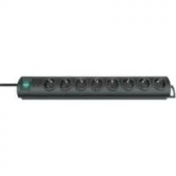 brennenstuhl Power Strip Primera-Line, 8 lizdų, juoda (1153300128)
