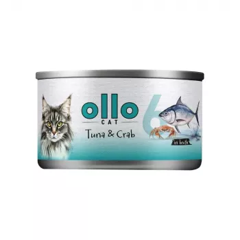 Ollo Tunas su krabu sultinyje Nr 6 70g