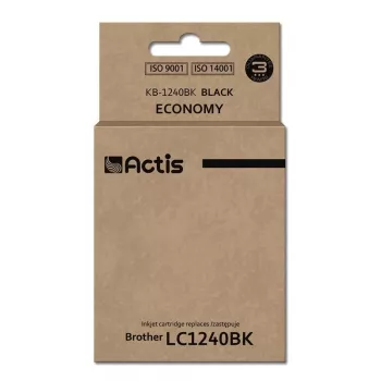 Actis KB-1240Bk kasetė (atitikmuo Brother LC1240BK/LC1220BK; standartinė; 19 ml; 600 puslapių, juoda)