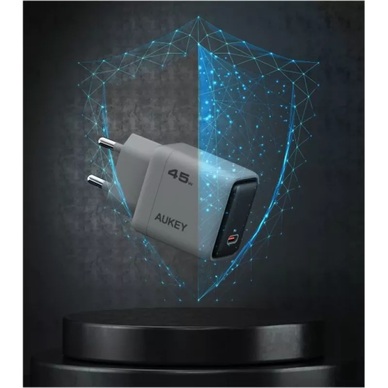 Comet sieninis įkroviklis 1xUSB-C PD 45W PA-C2
